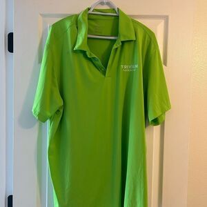 Company branded mike dry fit polo shirts